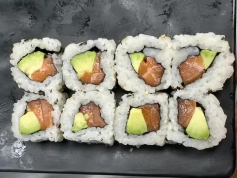 California saumon avocat 8pcs