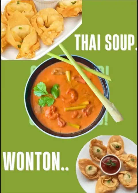 Special Thai Soupe  wonton+soupe