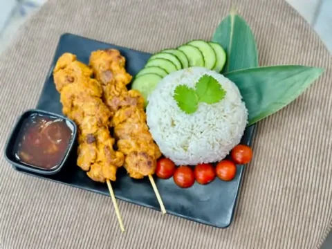 Bowl poulet sate halal
